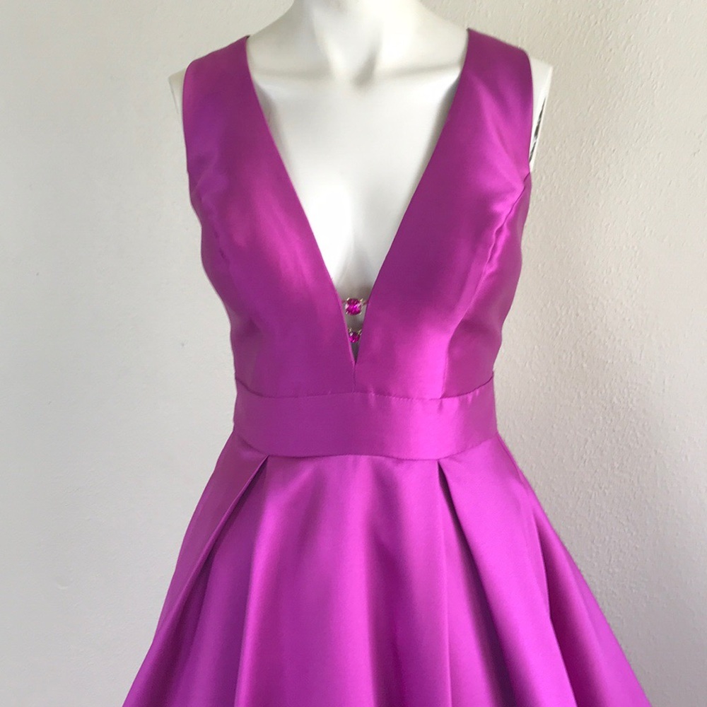 Magenta Ball Gown - Picture 3 of 8